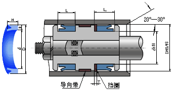 孔用YX型密封圈